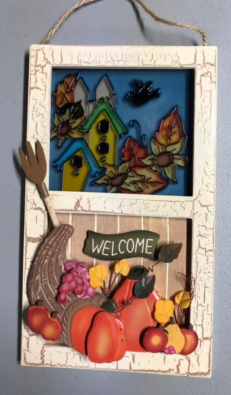 NWOT Fall Welcome Plaque